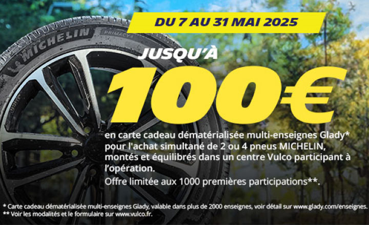 Jusqu’à 100€ en e-carte cadeau