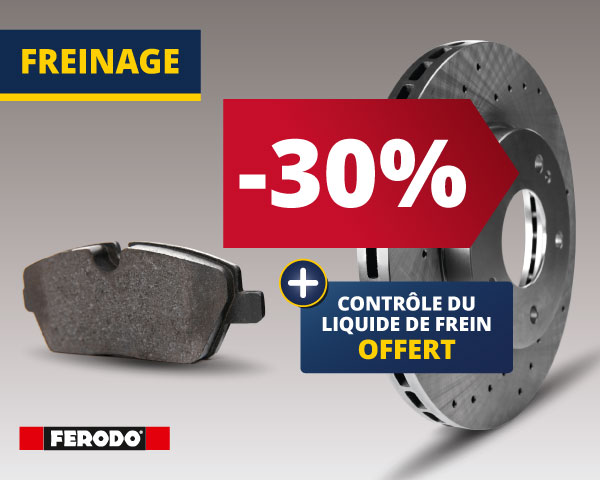 -30% sur le freinage