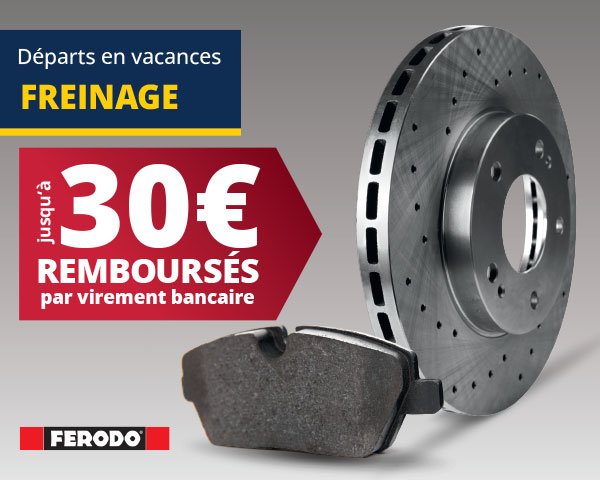 Les plaquettes de frein à 1€