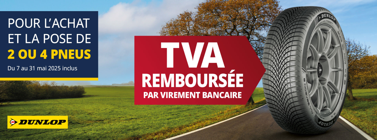100% TVA remboursée par virement bancaire