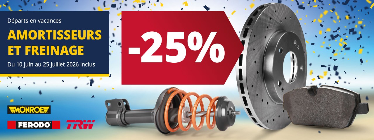25% de remise immédiate