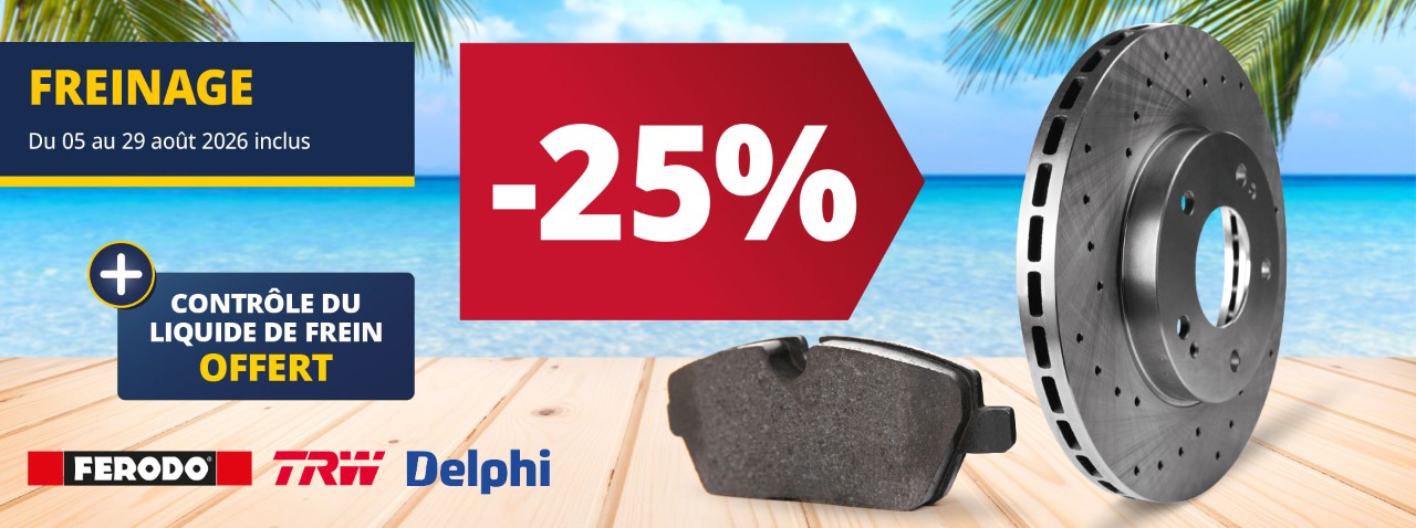 25% de remise immédiate