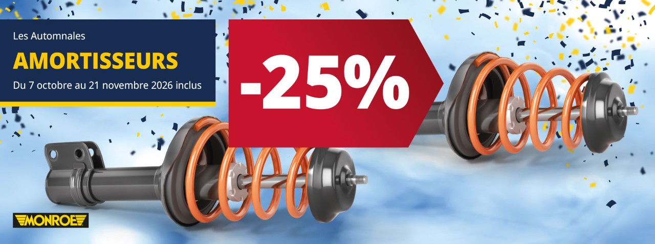 25% de remise immédiate