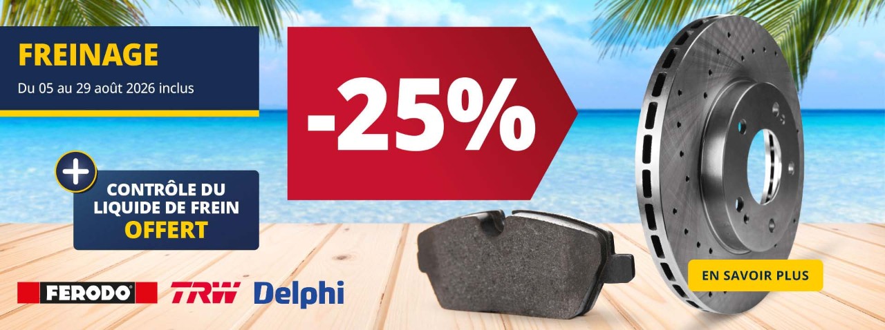 25% de remise immédiate