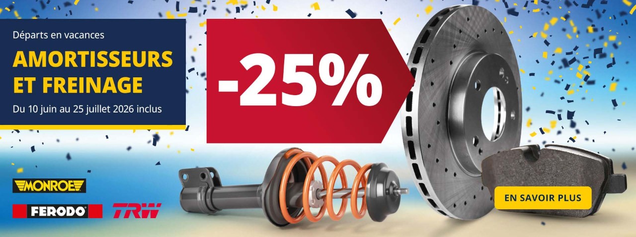 25% de remise immédiate