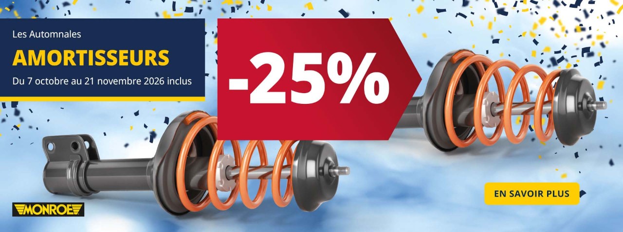 25% de remise immédiate